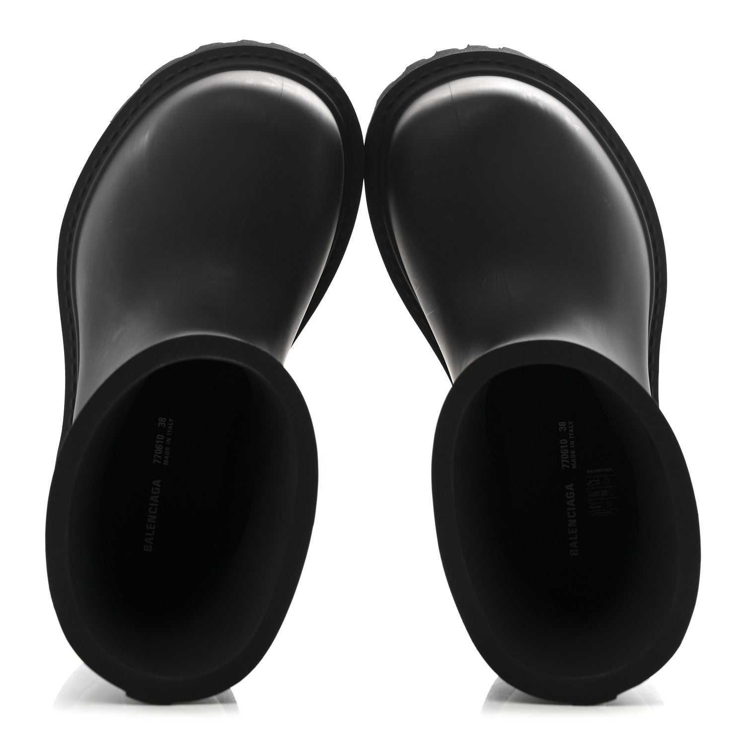 Balenciaga Rubber Steroid Bootie 38 Black 2 of 9