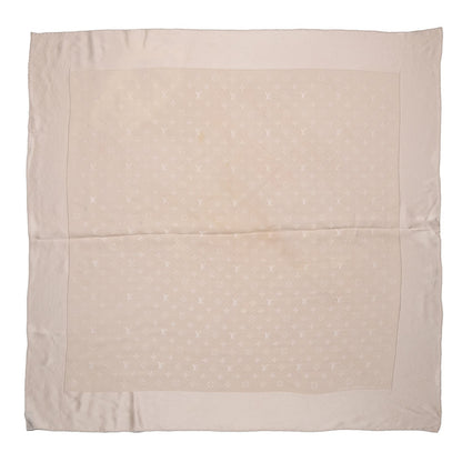 Louis Vuitton Silk Monogram Monaco Square Scarf Beige 1 of 7