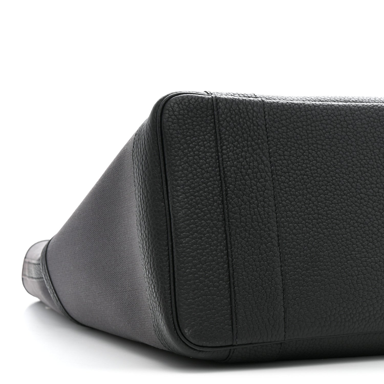 Hermes Toile Militaire Negonda Vertical Pockets Garden Party Carbone Black 8 of 9
