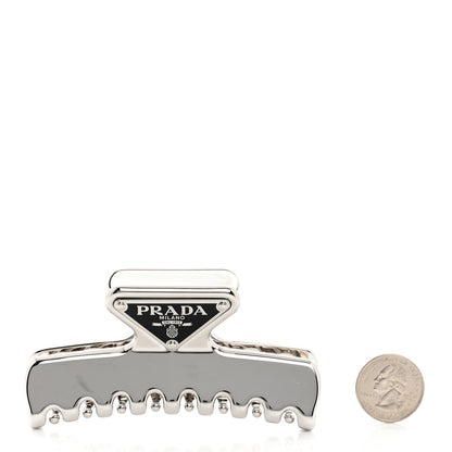 Prada Metal Hair Clip Silver 2 of 4
