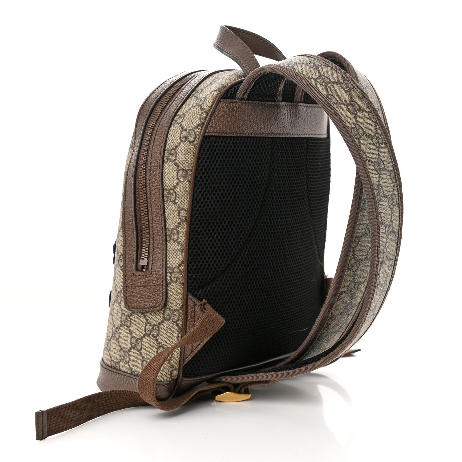 Gucci X DISNEY GG Supreme Monogram Web Three Little Pigs Ophidia Dome Backpack Beige New Acero 3 of 14