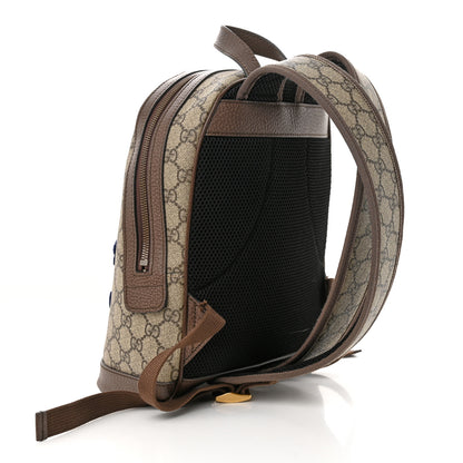 Gucci X DISNEY GG Supreme Monogram Web Three Little Pigs Ophidia Dome Backpack Beige New Acero 3 of 14