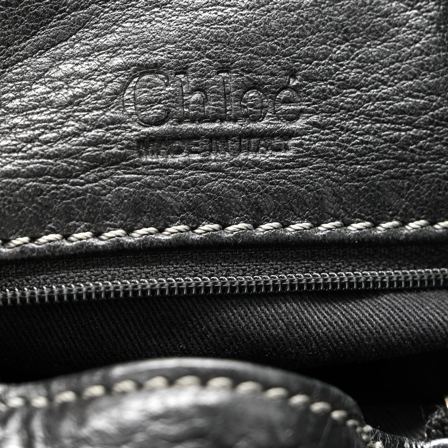 Chloe Calfskin Medium Paddington Satchel Black 6 of 9