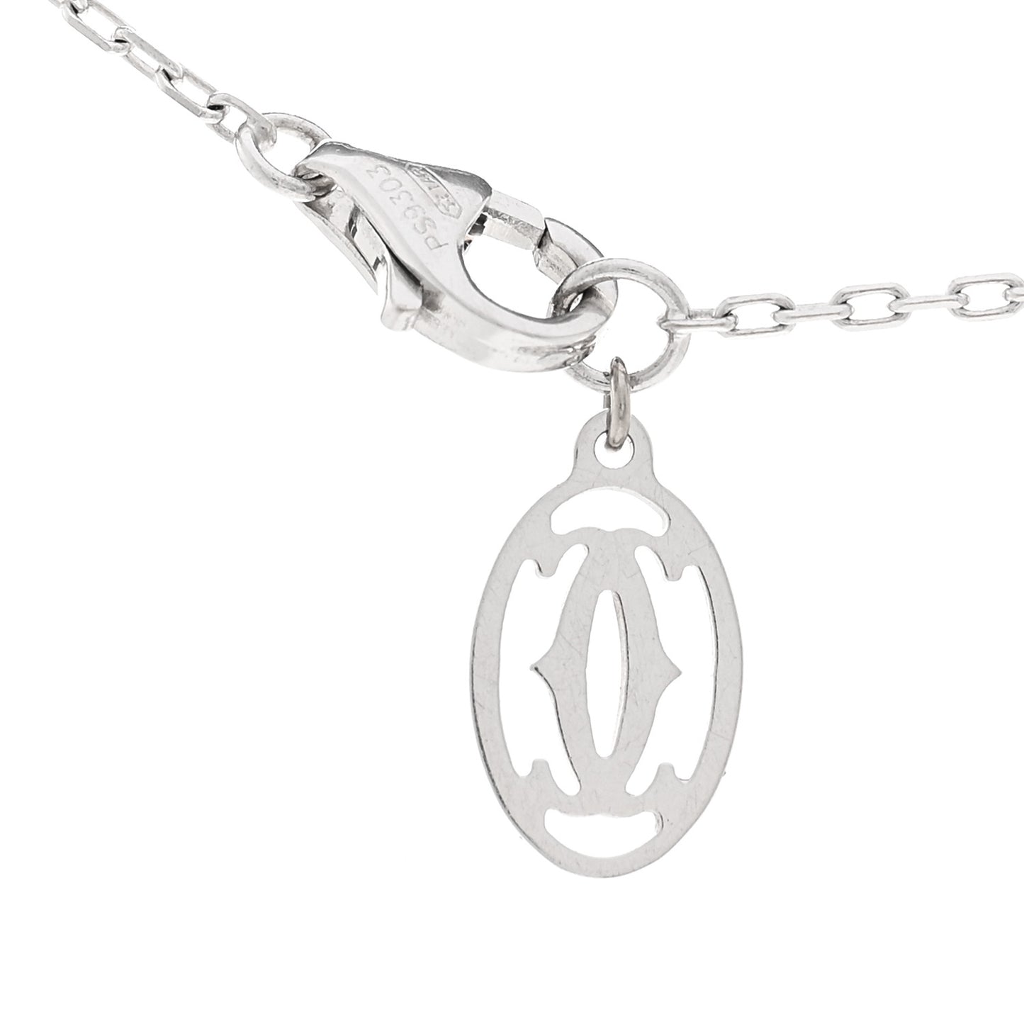 18K White Gold Diamond D'Amour Heart Pendant Necklace