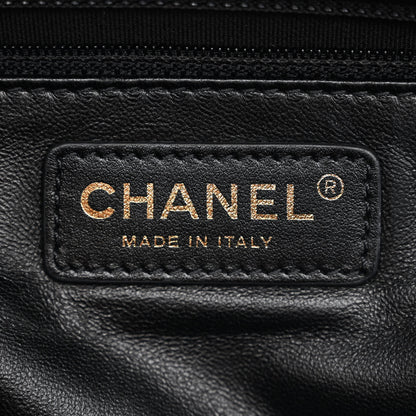 Chanel Lambskin Quilted Easy Carry Bowling Bag Black 6 of 13