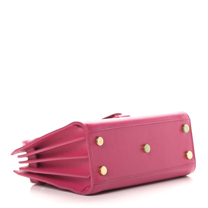 Saint Laurent Calfskin Nano Sac De Jour Lipstick Fuchsia 3 of 14