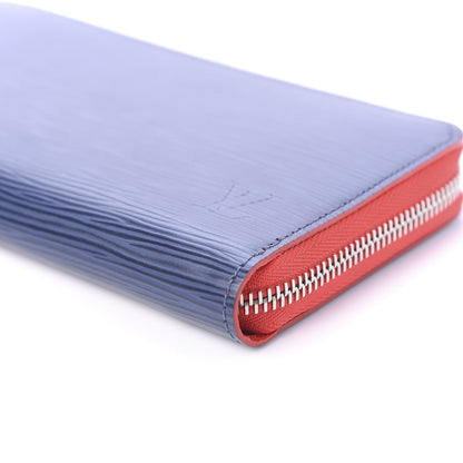 Louis Vuitton Epi Zippy Wallet Cobalt Coquelicot 7 of 10