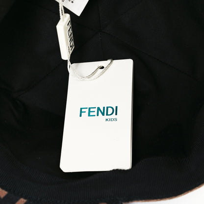 Fendi Canvas FF Kids Cap Hat III Tobacco 10 of 10