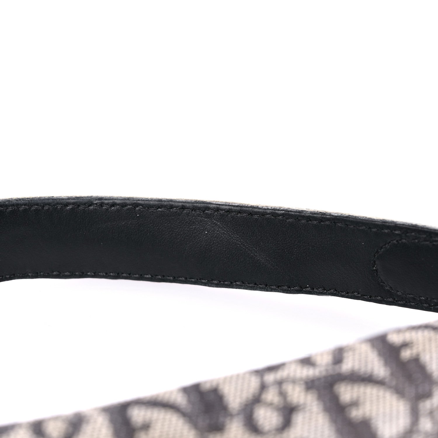 Christian Dior Monogram Saddle Bag Black 17 of 18