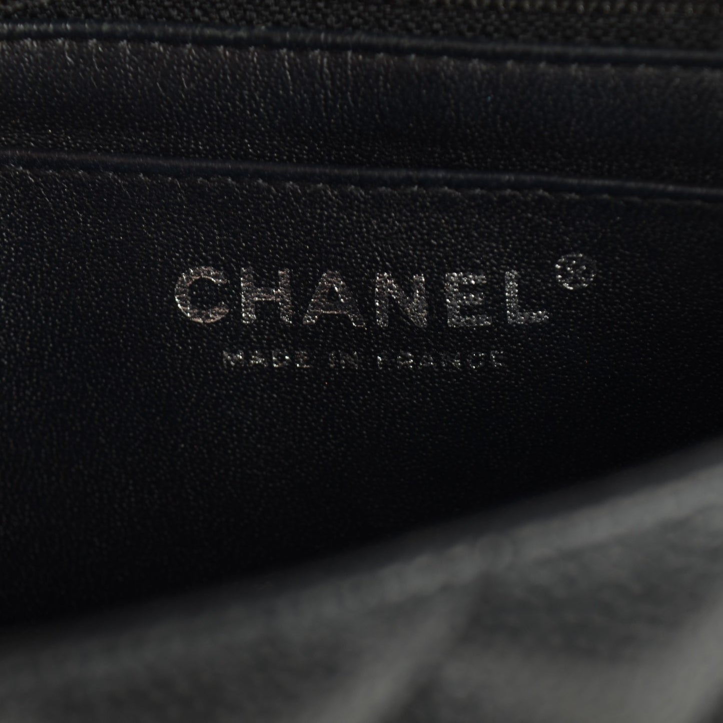 Caviar Quilted Mini Square Flap Black