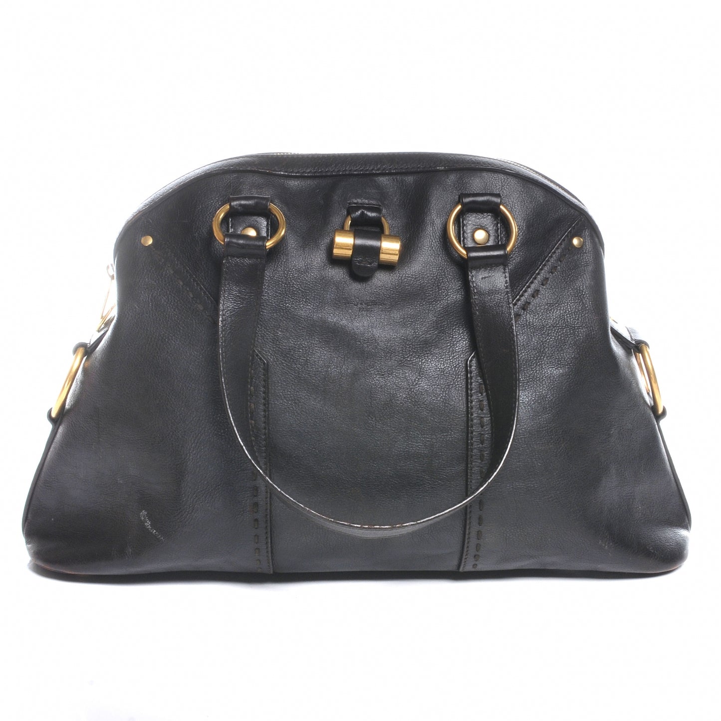 Leather Large Muse Dark Brown
