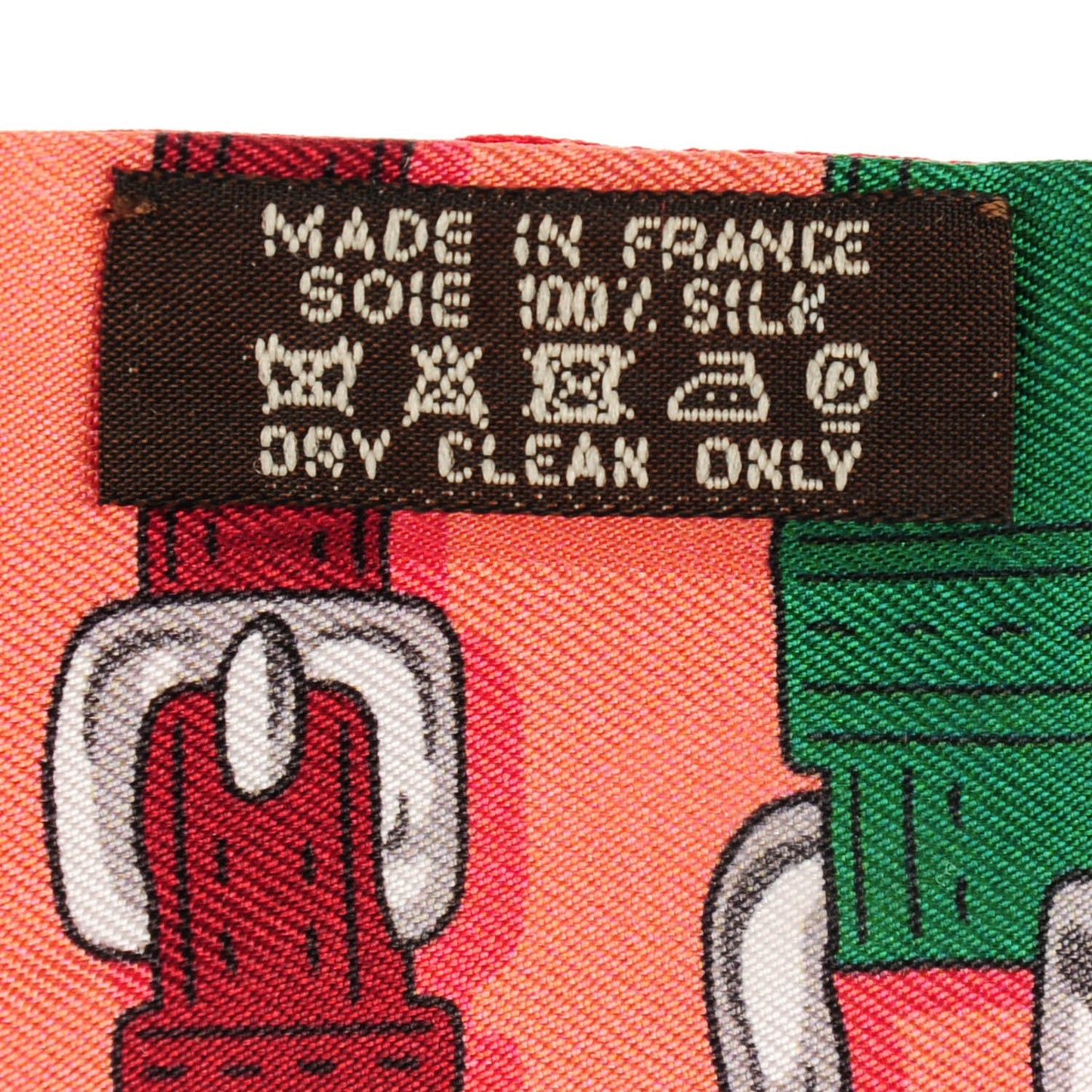 Silk Harnais Des Presidents Twilly Rose Poudre Bleu Vert