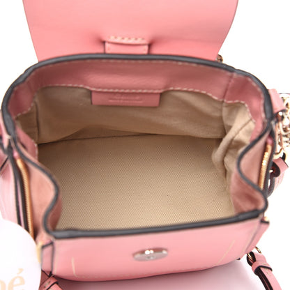 Chloe Suede Calfskin Mini Faye Backpack Washed Pink 6 of 10