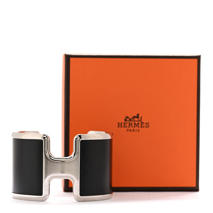 Hermes Box Olympe Cuff Bracelet Black 6 of 6