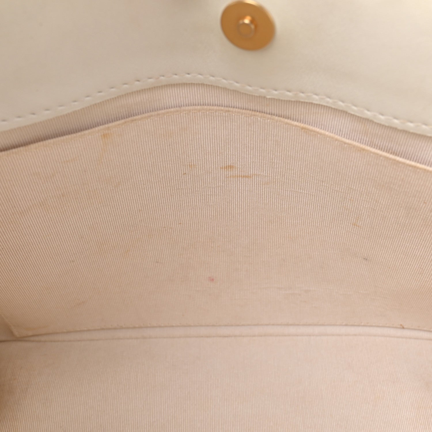 Chanel Calfskin Wild Stitch Shoulder Bag White 17 of 19