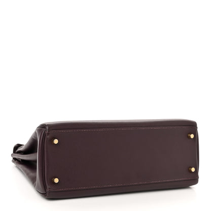 Hermes Epsom Kelly Retourne 32 Raisin 4 of 11