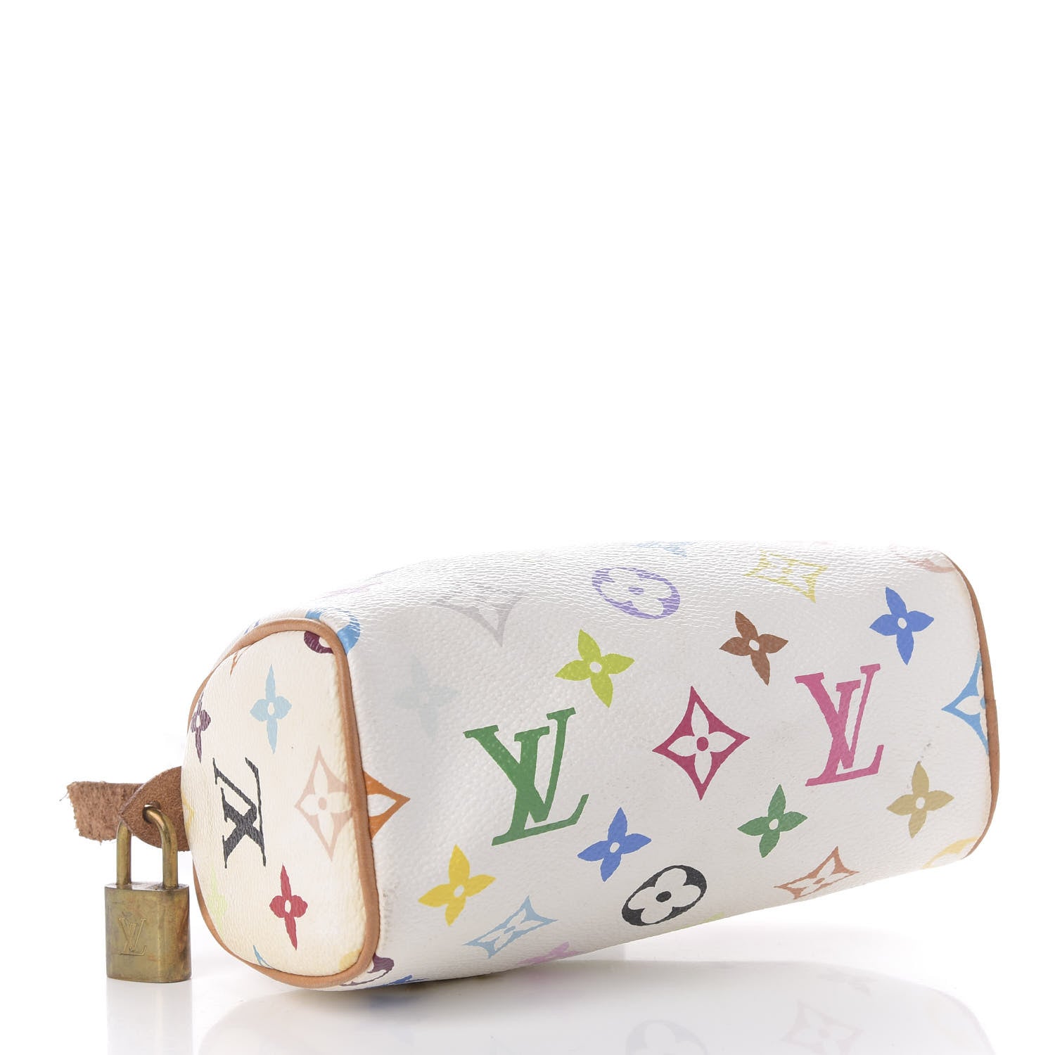 Louis Vuitton Monogram Multicolor Mini Sac HL Speedy White 4 of 9