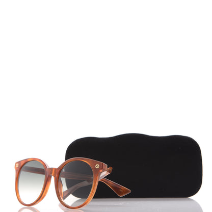 Gucci Round Frame Sunglasses GG0091S Tortoise 7 of 7