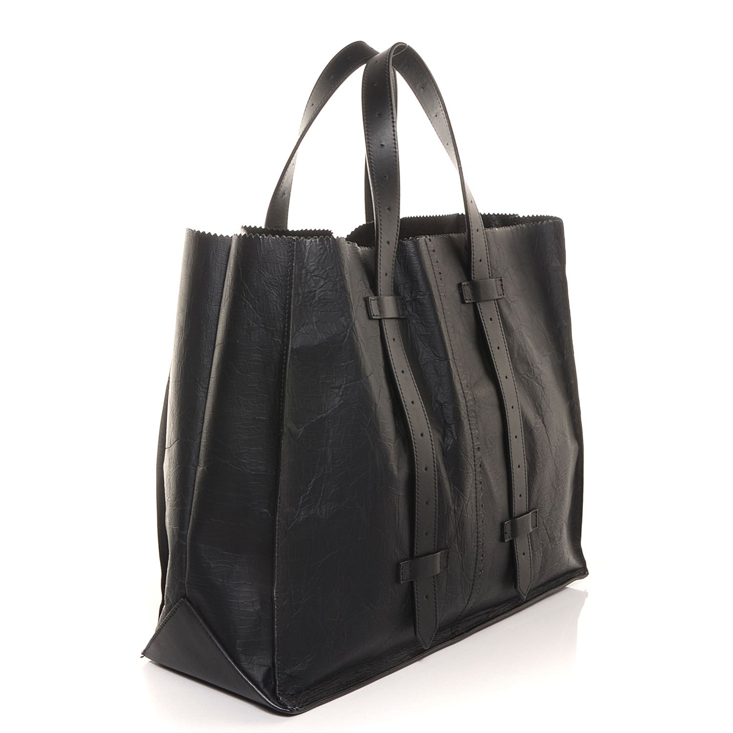 Proenza Schouler Leather Large Shopping Tote Black 3 of 8
