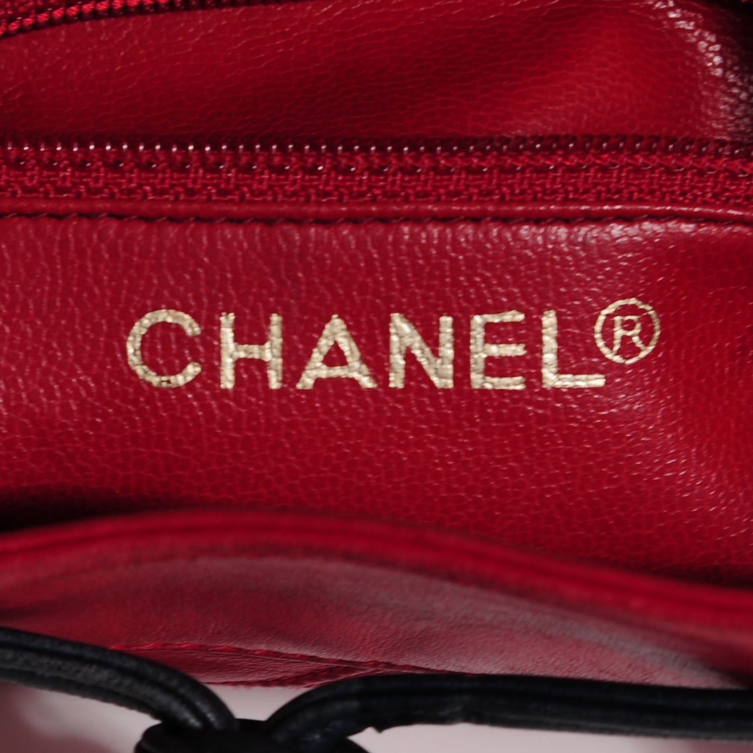 Chanel Lambskin Quilted Shoulder Bag Red 6 of 7