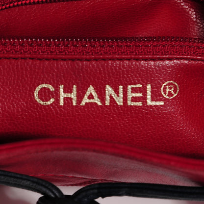 Chanel Lambskin Quilted Shoulder Bag Red 6 of 7