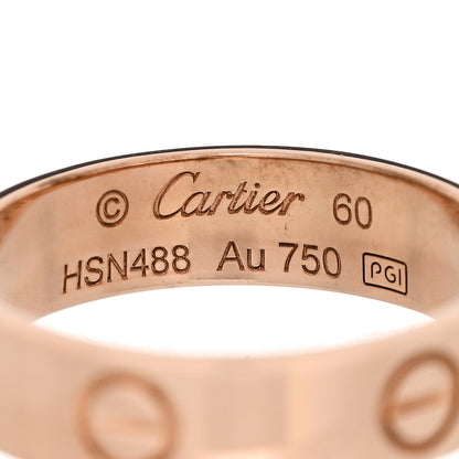 Cartier 18K Pink Gold 5.5mm LOVE Ring 60 9.25 4 of 4