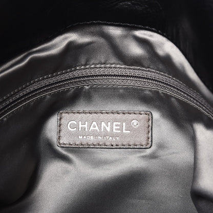 Chanel Calfskin Modern Chain Rhodoid Hobo Black 6 of 7