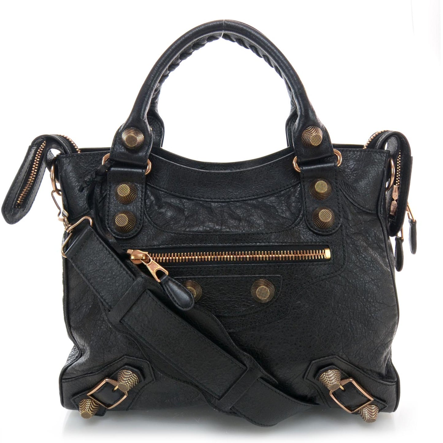 Agneau Giant 21 Rose Gold Hardware Velo Black