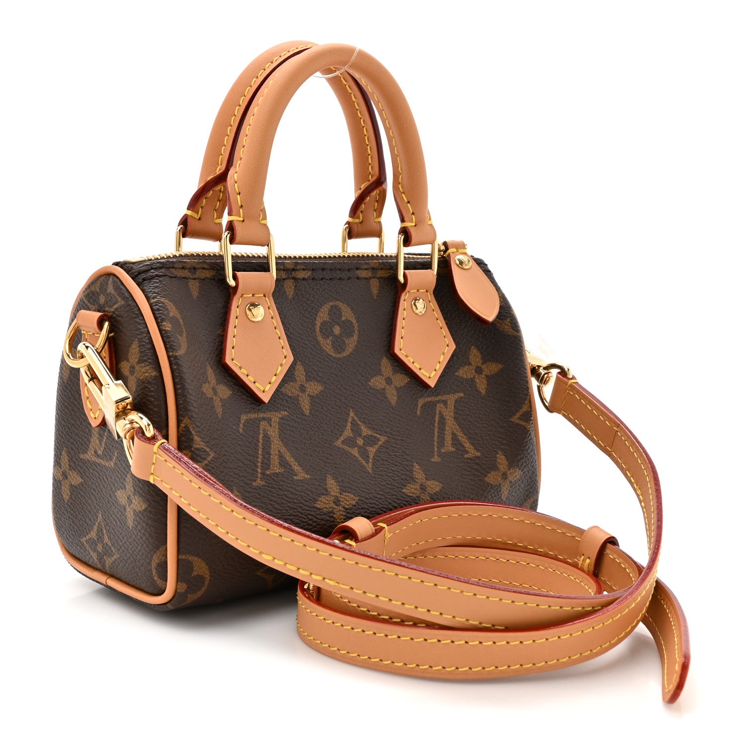Louis Vuitton Monogram Nano Speedy Bandouliere 3 of 11