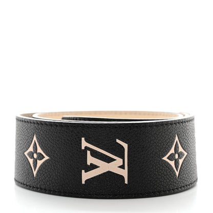 Louis Vuitton Empreinte Monogram Bandouliere Shoulder Strap Black Beige 2 of 4
