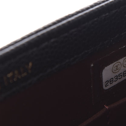 Chanel Caviar Quilted Classic Phone Holder Black 10 of 12