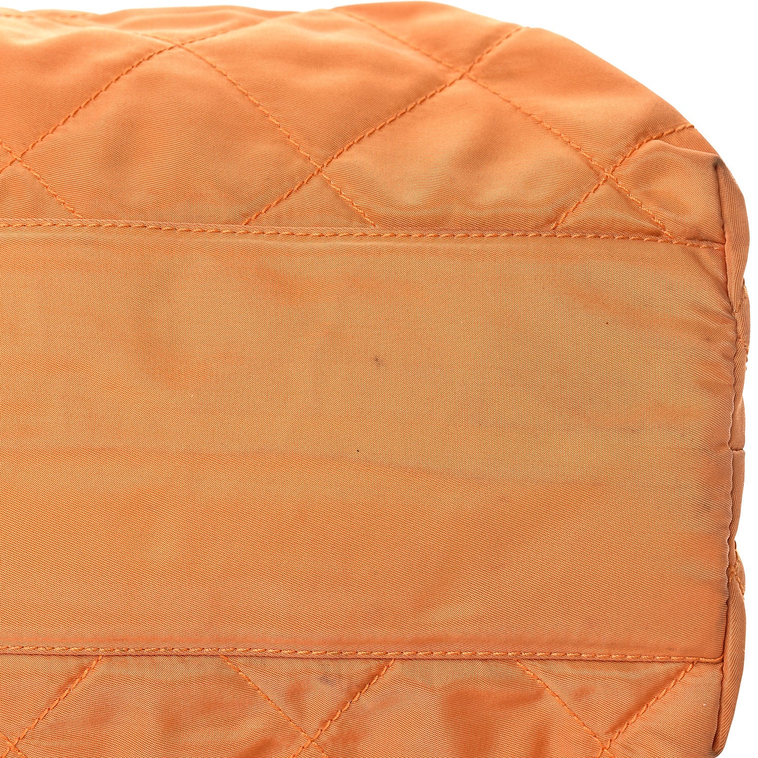 Prada Tessuto Nylon Quilted Impunturado Bag Ambra 9 of 13