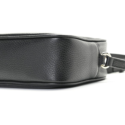 Gucci Pebbled Calfskin Small Soho Disco Bag Black 6 of 11