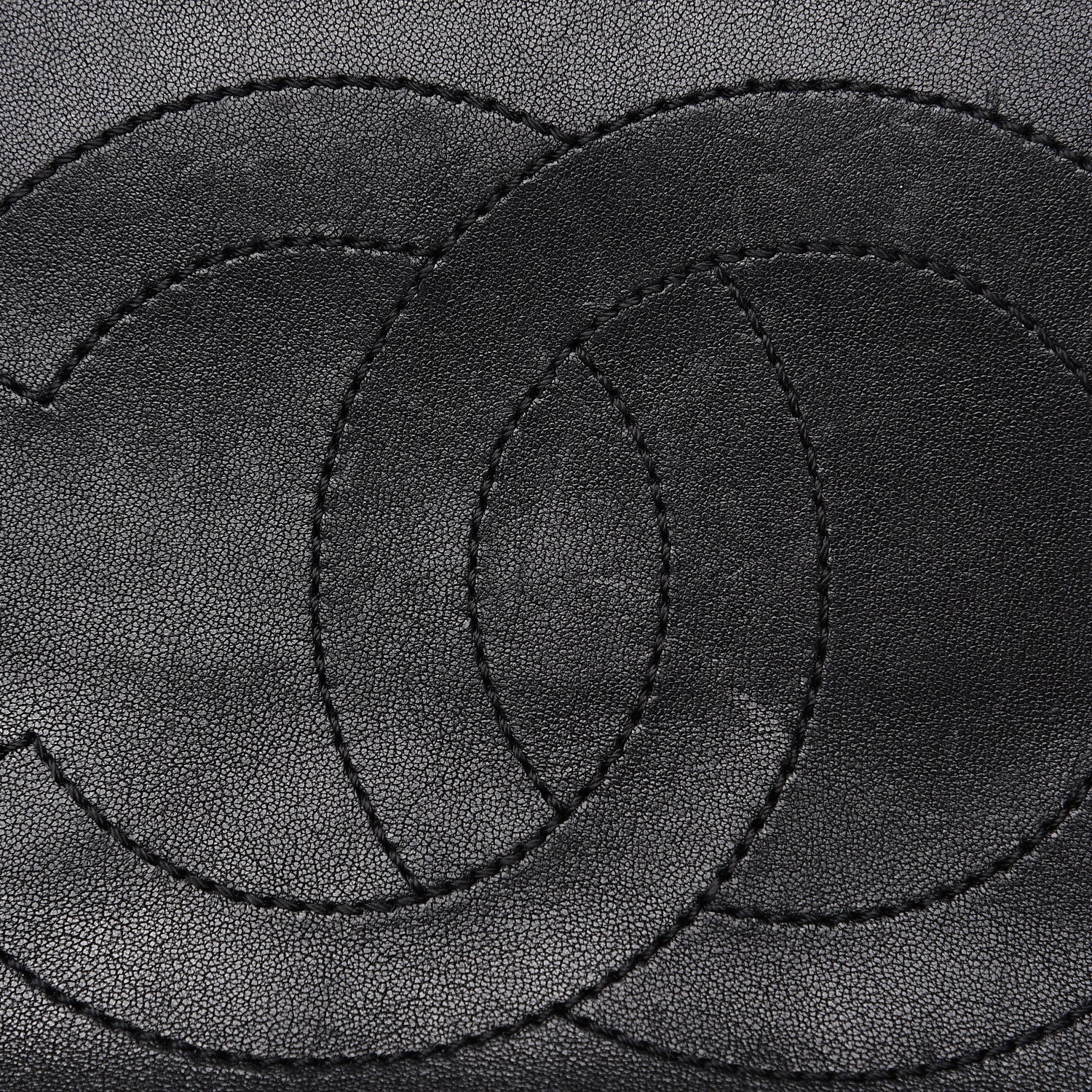 Chanel Sheepskin Quilted Vintage Mademoiselle Flap Blue Black 14 of 17