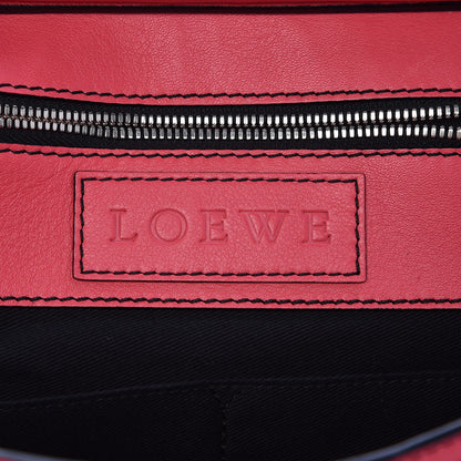Lanvin LOEWE Calfskin Embossed Shoulder Shopping Tote Pink 5 of 9