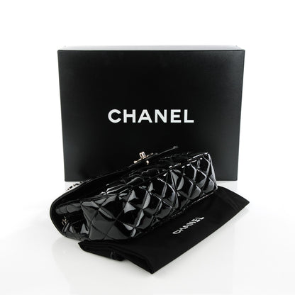 Chanel Patent Quilted Large Coco Shine Flap Black 4 of 8