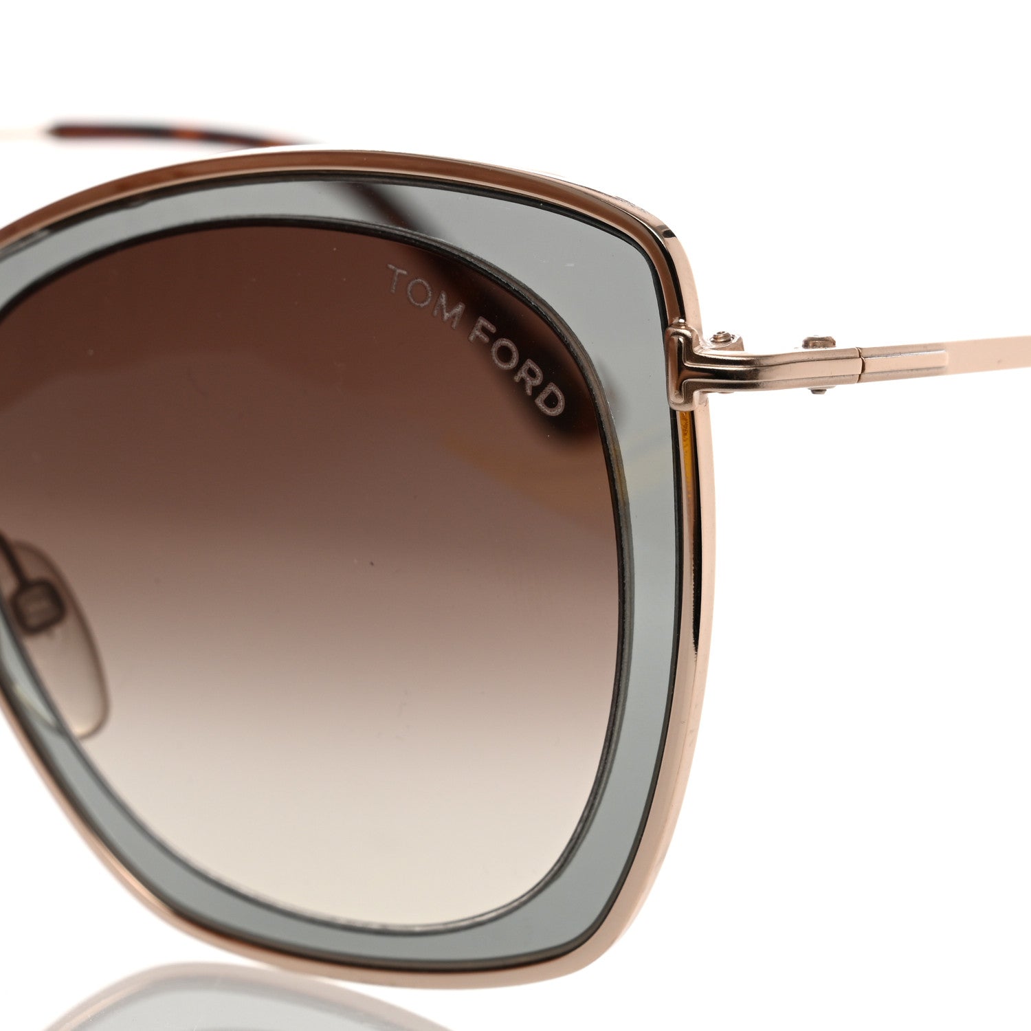 Tom Ford India TF605 Sunglasses Green 7 of 7