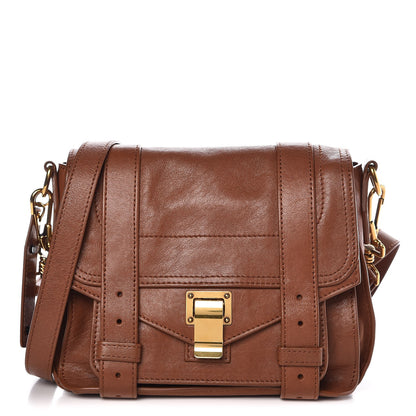 Proenza Schouler Lambskin PS1 Mini Pouch Messenger Saddle 1 of 8