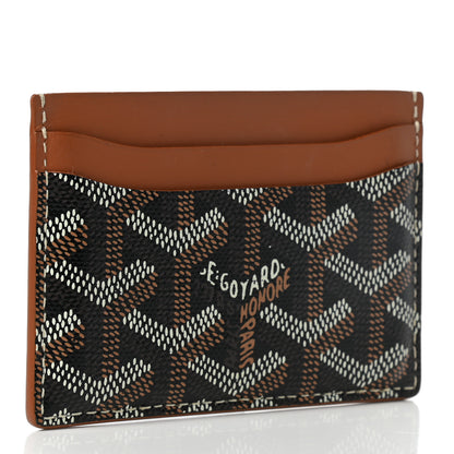 Goyard Goyardine Saint Sulpice Card Holder Black Gold 2 of 5