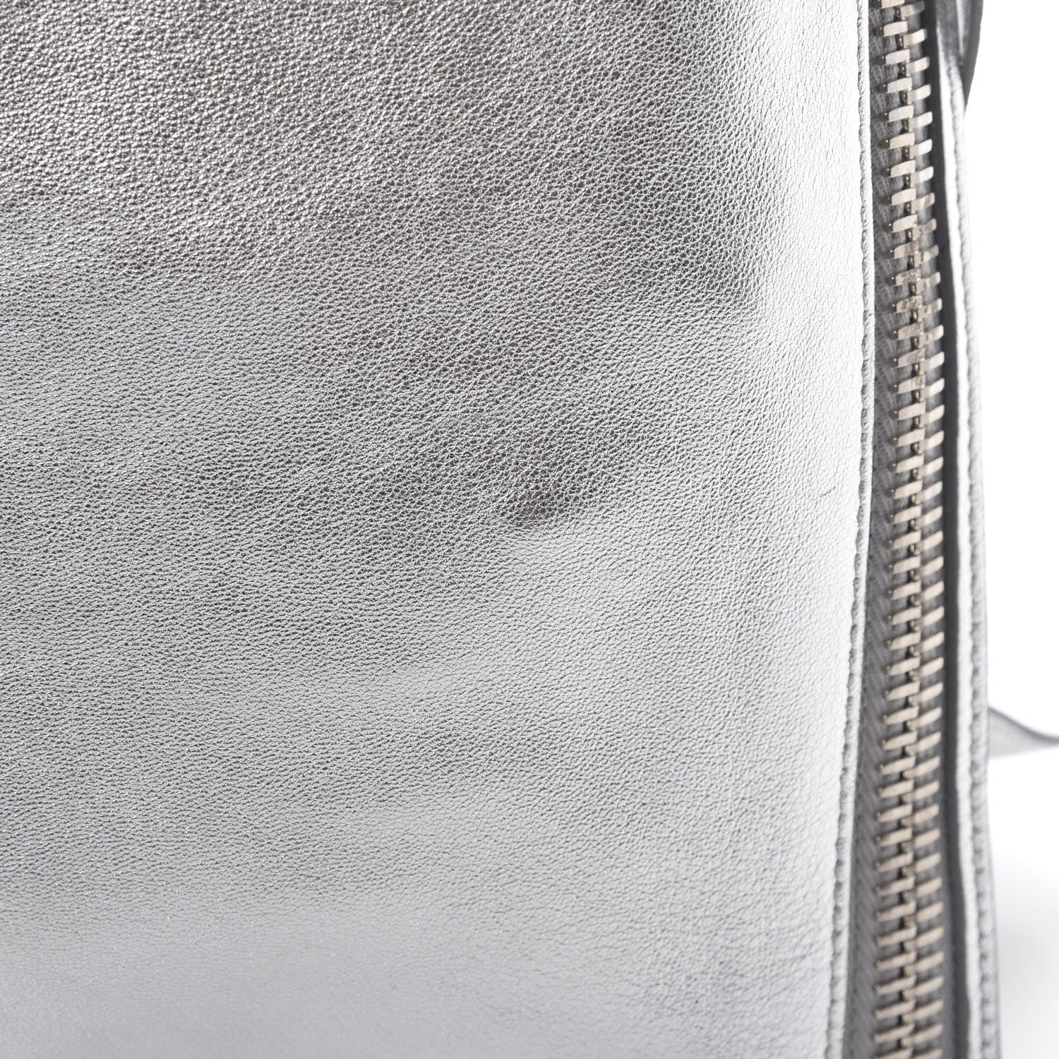 Tom Ford Metallic Calfskin Alix Padlock Zip Shoulder Bag Silver 14 of 14