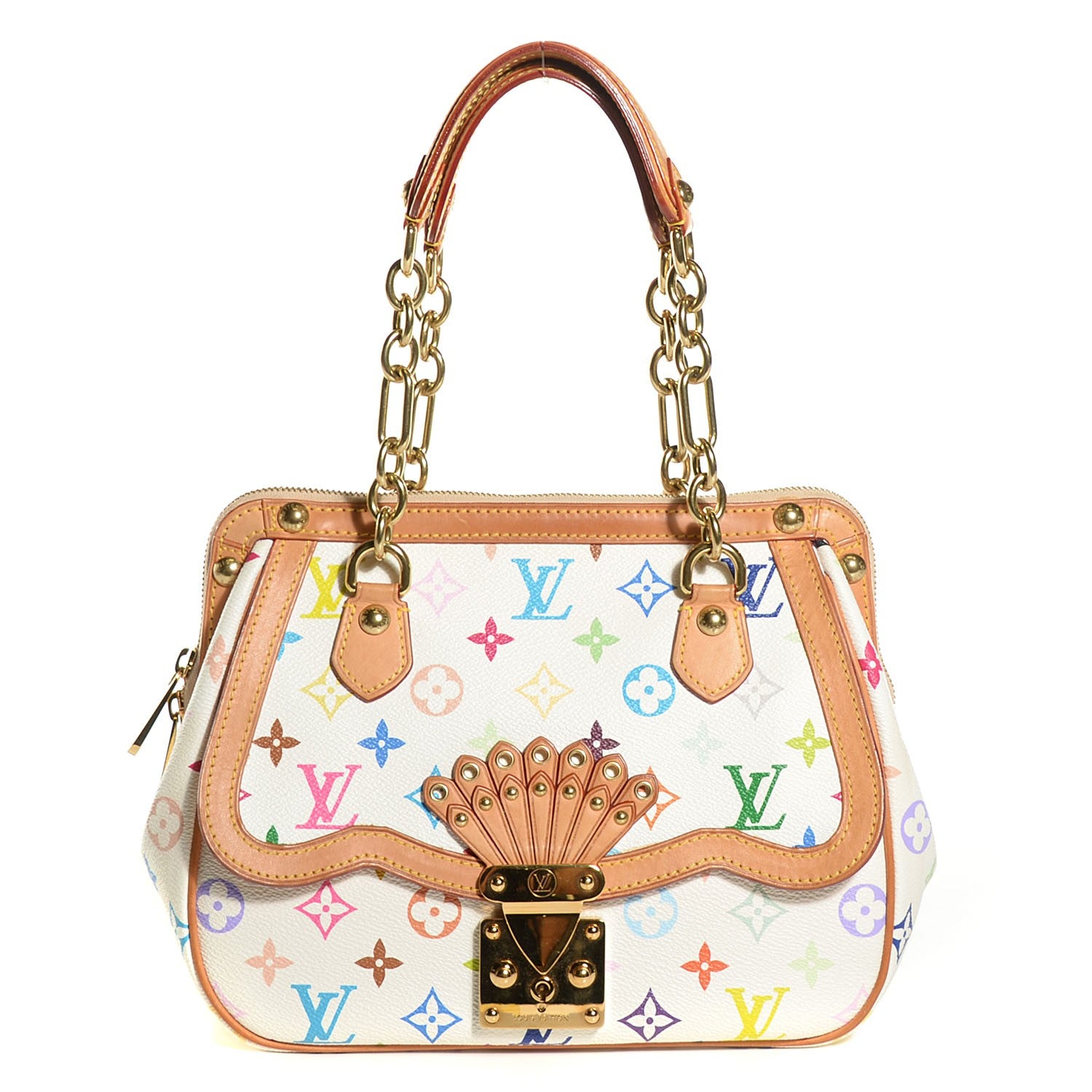Louis Vuitton Monogram Multicolor Gracie MM White 1 of 7
