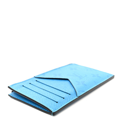 Louis Vuitton Taigarama Coin Card Holder Blue Lagoon 4 of 7