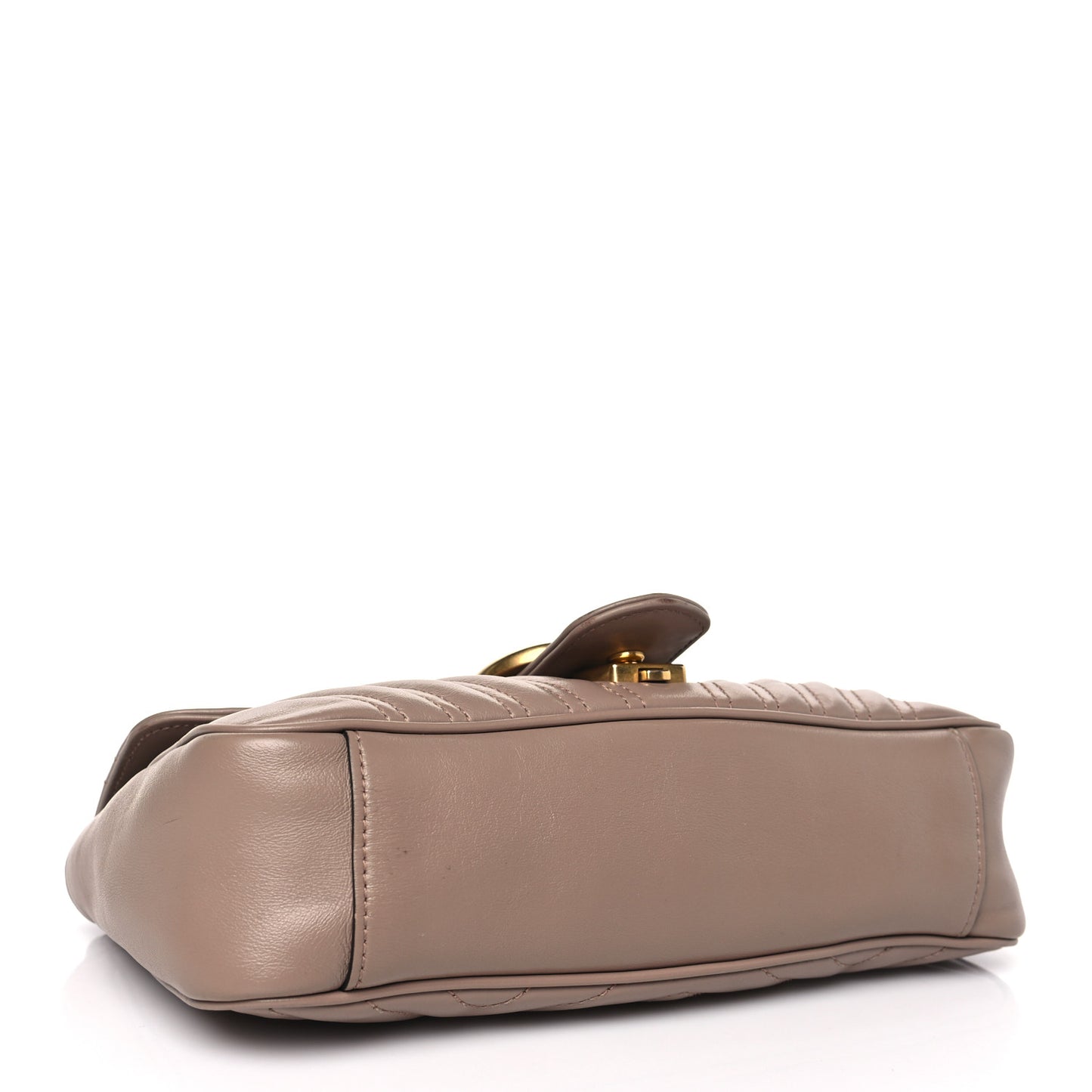 Calfskin Matelasse Small GG Marmont Shoulder Bag Porcelain Rose