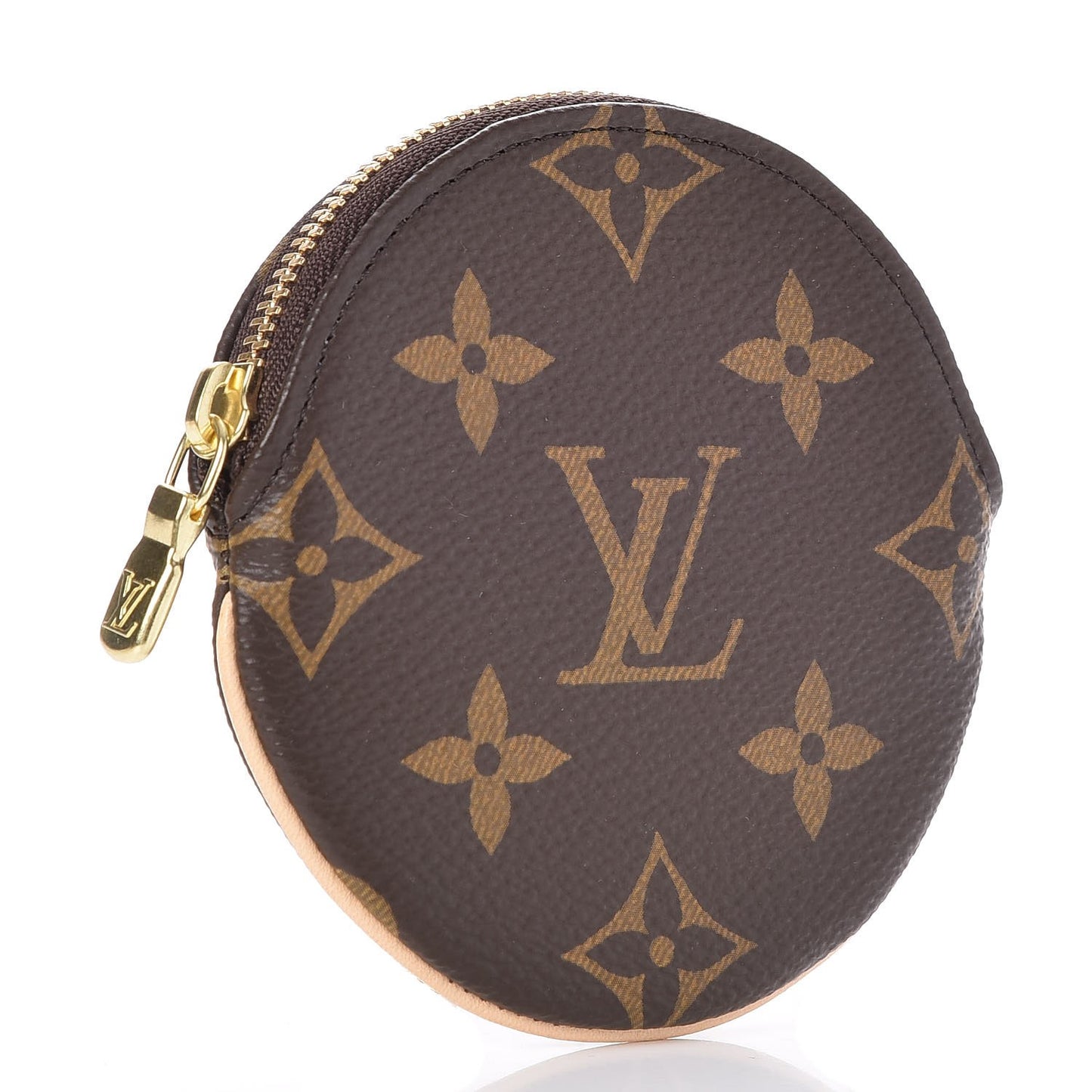 Monogram Round Coin Purse