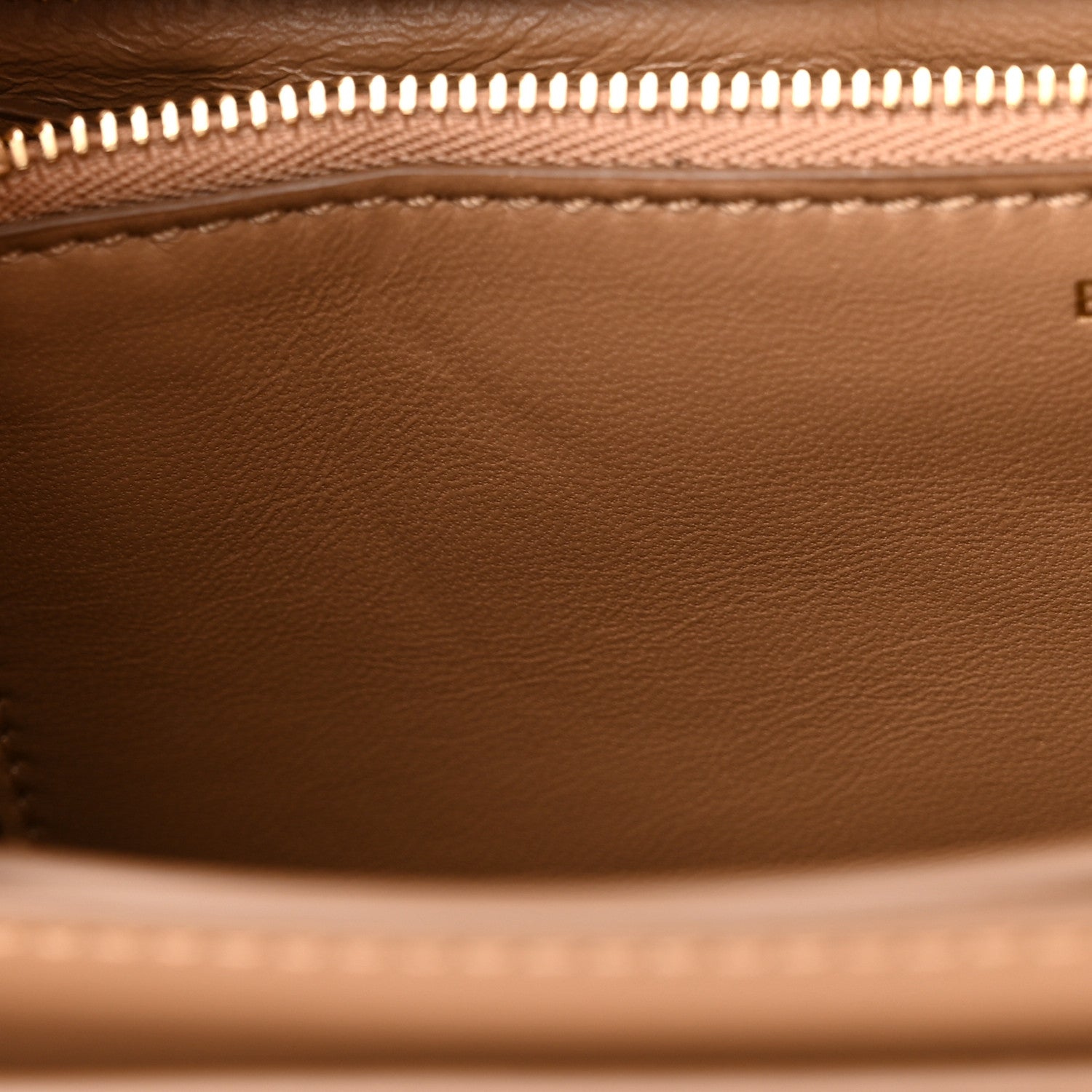 Burberry Calfskin Monogram Embossed Medium TB Bag Light Camel 10 of 10