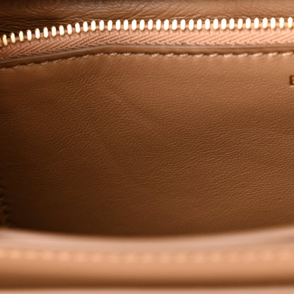 Burberry Calfskin Monogram Embossed Medium TB Bag Light Camel 10 of 10