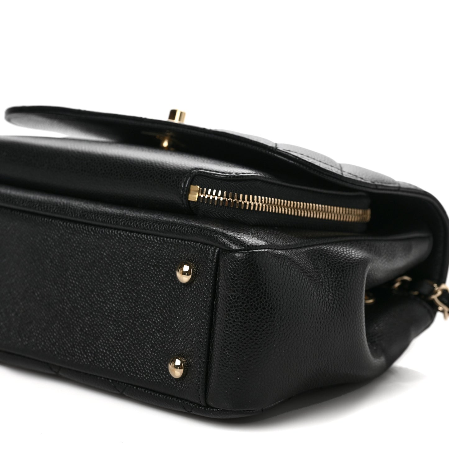 Caviar Quilted Medium Business Affinity Flap Black