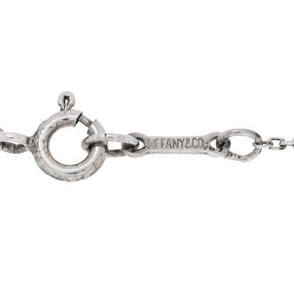 Tiffany Sterling Silver 20mm Elsa Peretti Bean Pendant Necklace 4 of 4