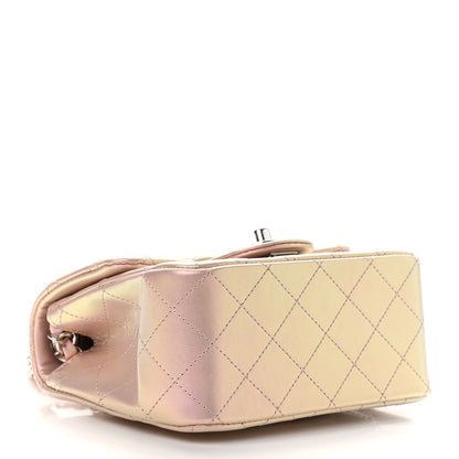 Chanel Iridescent Lambskin Quilted Mini Square Flap Pink 4 of 9