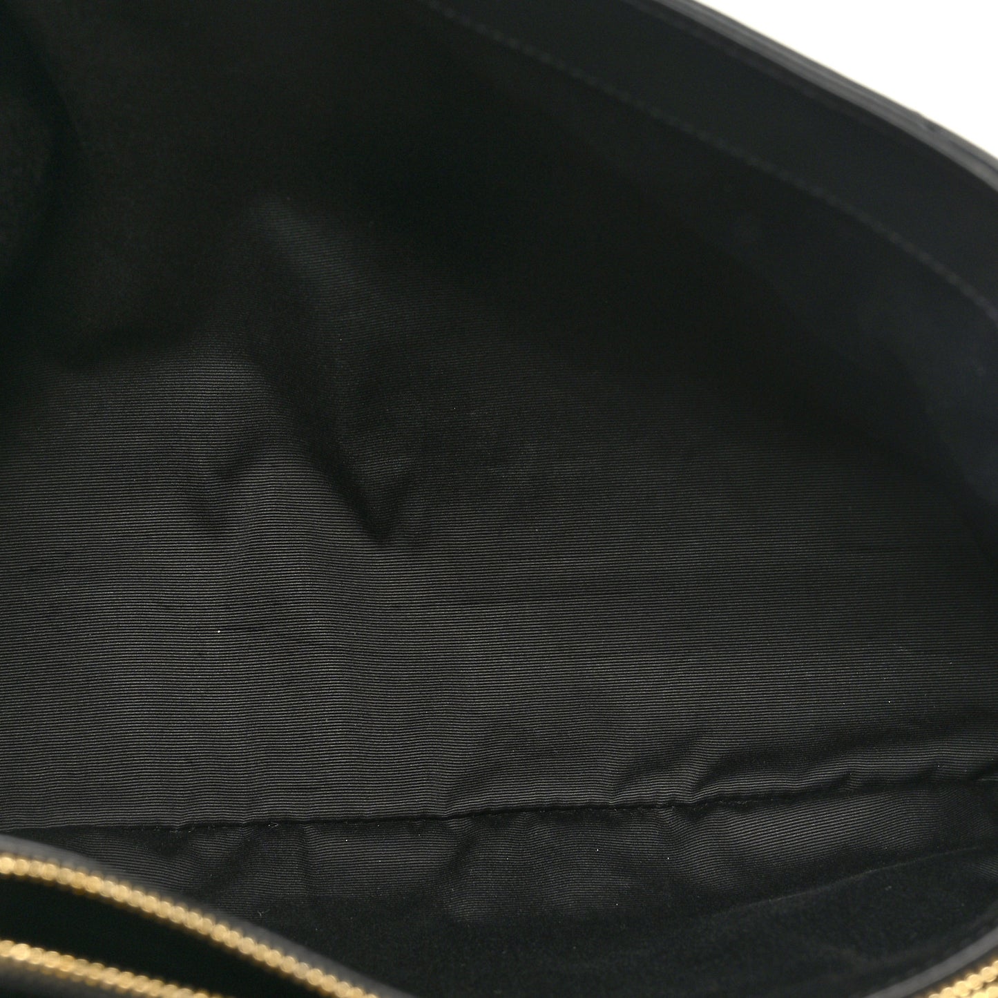 Calfskin Y Quilted Monogram Large Loulou Chain Satchel Black